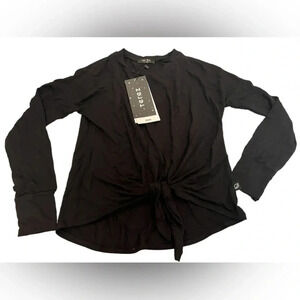 NWT Terez Girls Black Long Sleeve Shirt